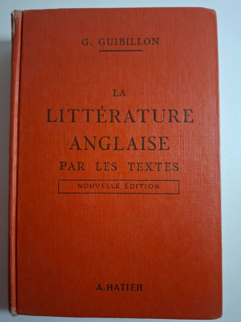knjiga La litterature anglaise par les textes - Guibillon