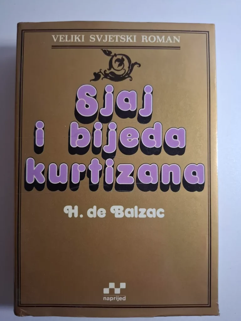 knjiga Honore de Balzac - Sjaj i bijeda kurtizana