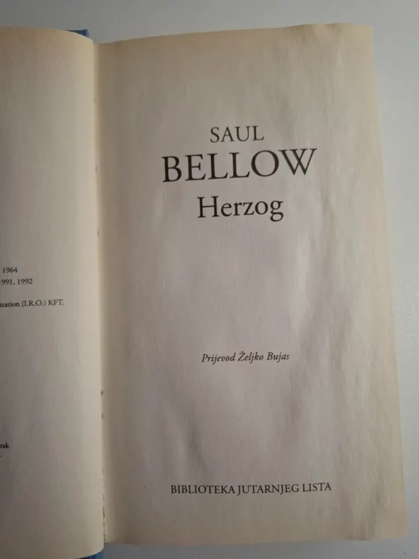 Herzog - Saul Bellow , biblioteka Jutarnji list - Slika 4