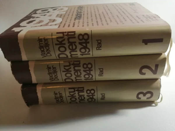 Vladimir Dedijer , Dokumenti 1948 komplet 1-3 knjige