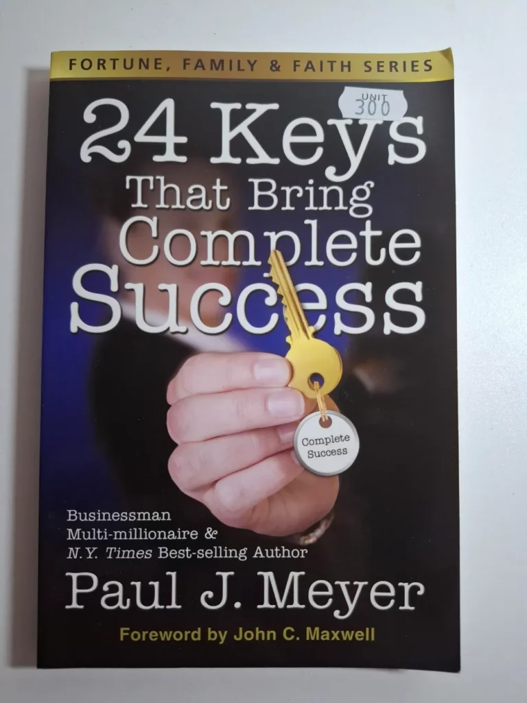 knjiga 24 keys that bring complete success Paul J. Meyer