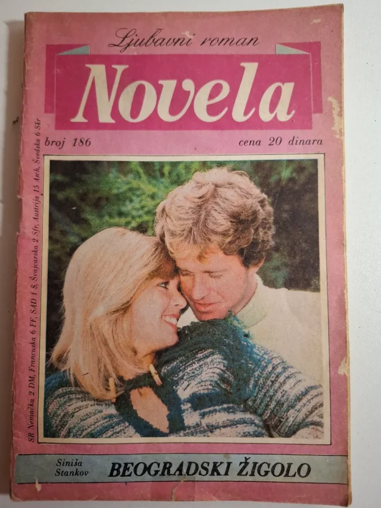 Ljubavni roman Novela - Beogradski žigolo Siniša Stankov broj 186