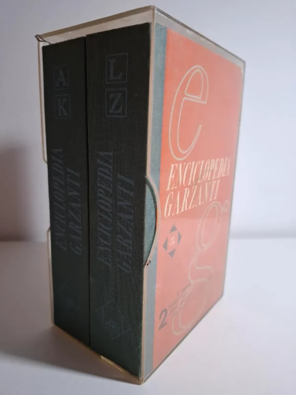 Enciclopedia GARZANTI - komplet dvije knjige + zaštitna kaseta - Slika 2