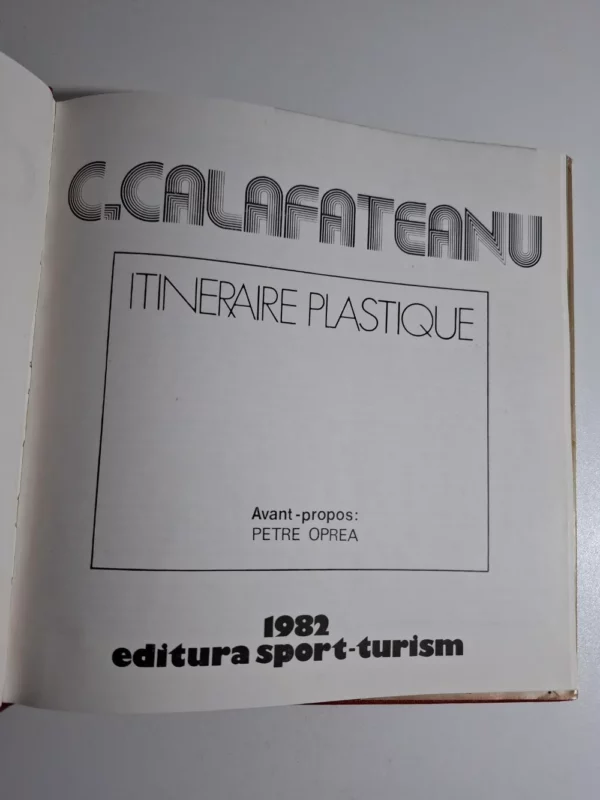 Constantin Calafateanu - ITINERAIRE PLASTIQUE - likovna monografija poznatog rumunjskog slikara - Slika 2