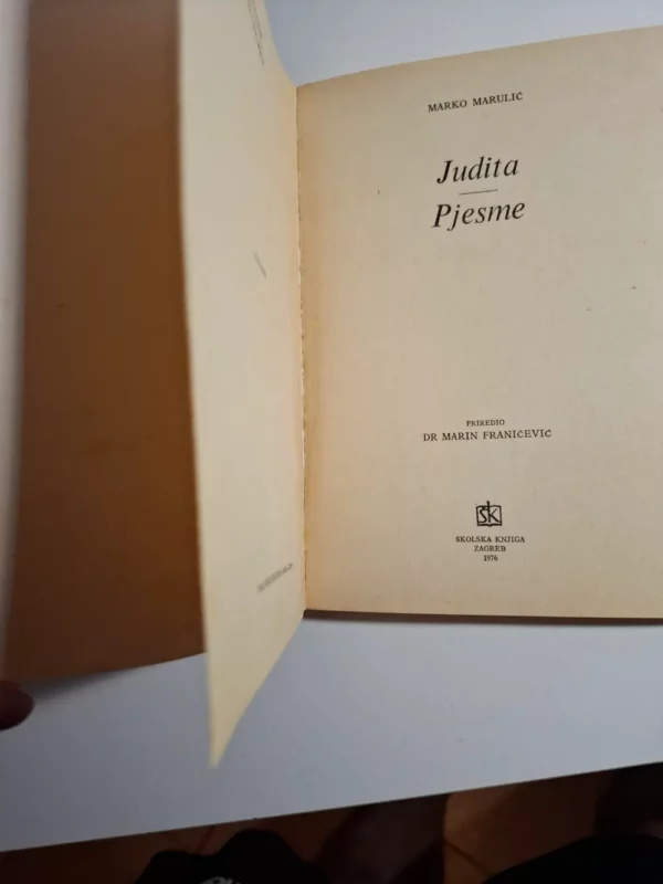 Judita / Pjesme - Marko Marulić - Slika 3