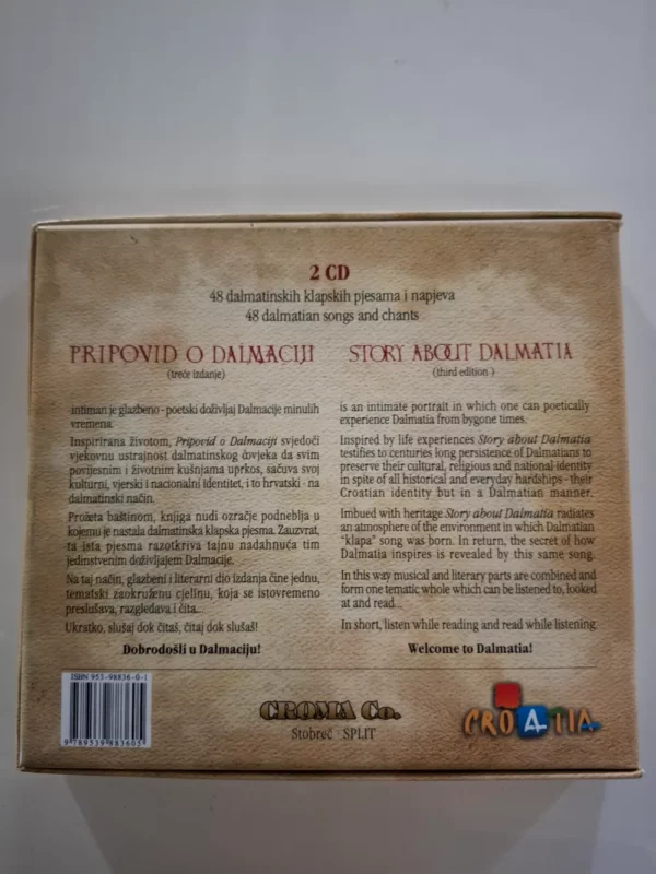 Pripovid o Dalmaciji (2 CD-a) Story about Dalmatia - 48 antologijskih dalmatinskih klapskih pjesama - Slika 4