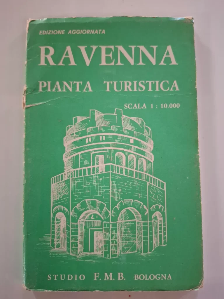 Ravenna pianta Turistica edizione Aggiornata, studio F.M.B. Bologna scala 1: 10.000 - turistička karta Ravenne, Italija
