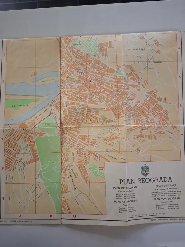Plan Beograda - izrada i reprodukcija "Geokarta" Beograd