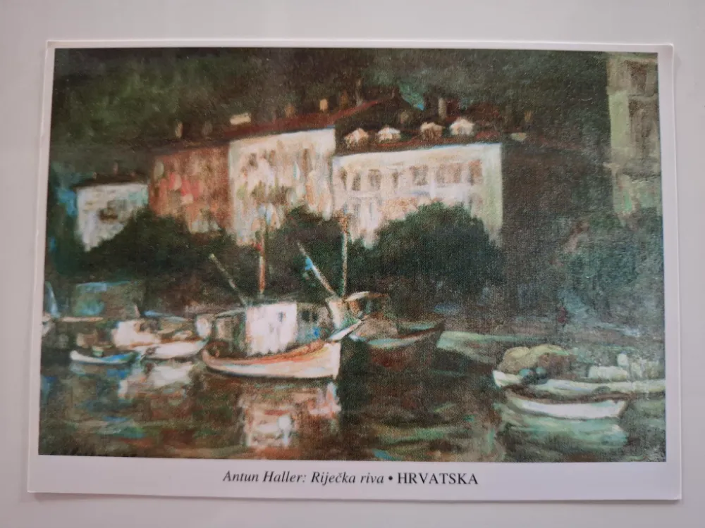 RAZGLEDNICA Antun Haller Riječka riva (RIJEKA) izdavač Humanitarna organizacija "Spasite djecu Hrvatske"