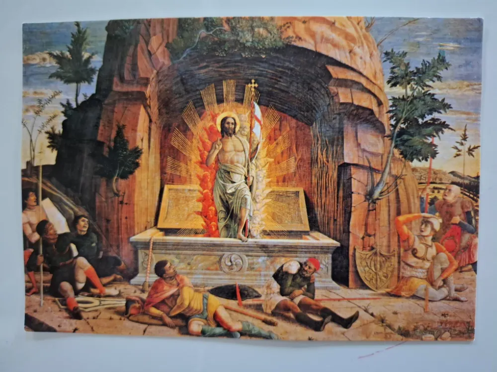 Andrea Mantegna - La resurrection fragment de retable de st Zenon a Verone - Fragment uskrsnuća oltarne slike svetog Zenona u Veroni Verona (Italija)