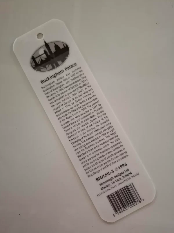 Bookmarker BUCKINGHAM PALACE London Engleska - Slika 2