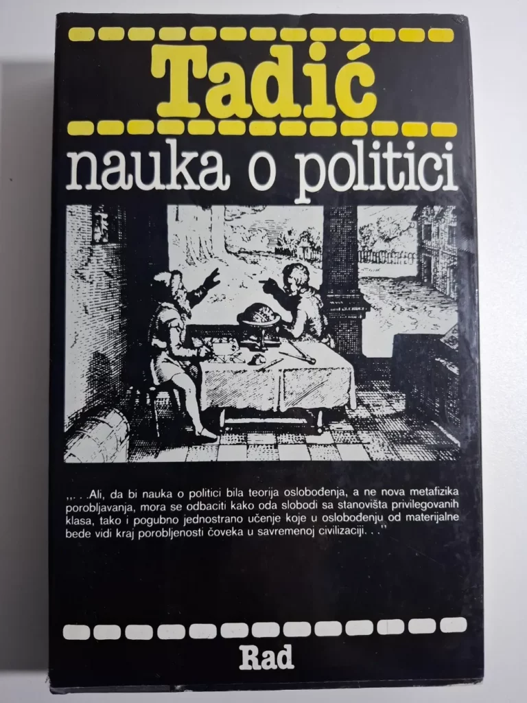 Nauka o politici - Ljubomir Tadić