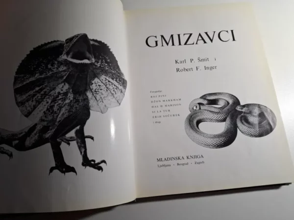 GMAZOVI Ilustrovana enciklopedija životinjskog carstva: Gmizavci Karl P. Schmidt, Robert F. Inger  - Slika 3