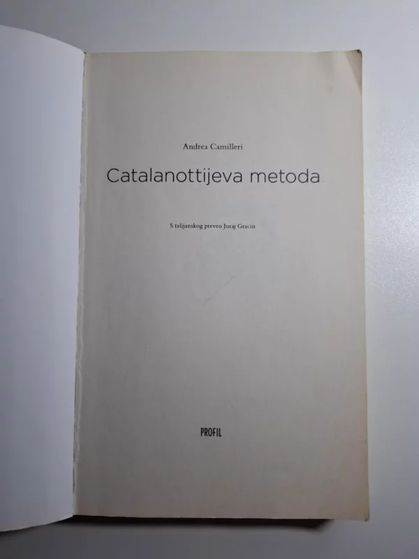 Catalanottijeva metoda - Andrea Camilleri - Slika 2