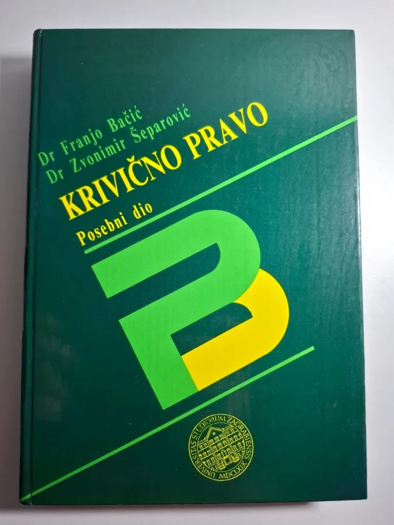 Krivično pravo : posebni dio / Franjo Bačić, Zvonimir Šeparović