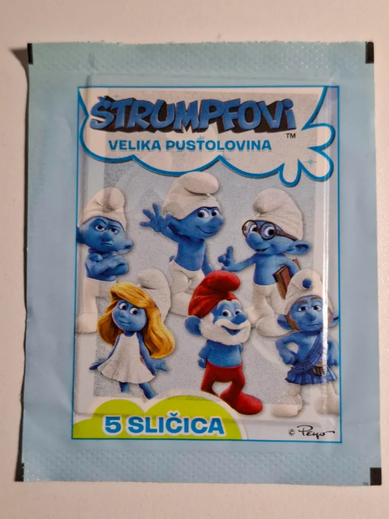 Štrumpfovi - Velika pustolovina 2011 (SMURFS) - neotvoreni paketić sličica