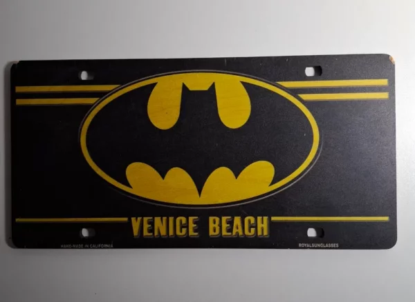 BATMAN drveni znak / drvena ploča - Venice Beach California , dužina = 29cm