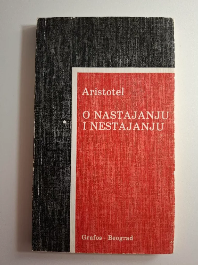 Aristotel – O nastajanju i nestajanju