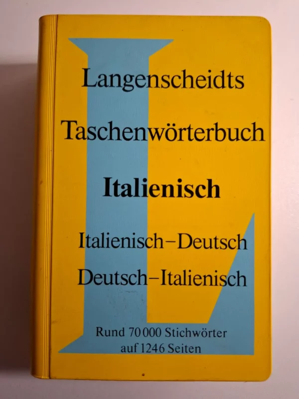 Langenscheidts Taschenwörterbuch Italienisch-Deutsch / Deutsch-Italienisch