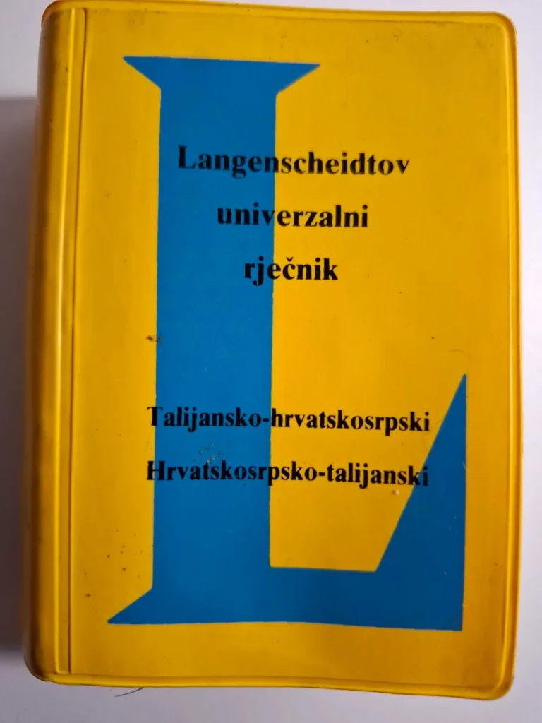Langenscheidtov univerzalni rječnik talijansko-hrvatski hrvatsko talijanski  - džepna knjiga
