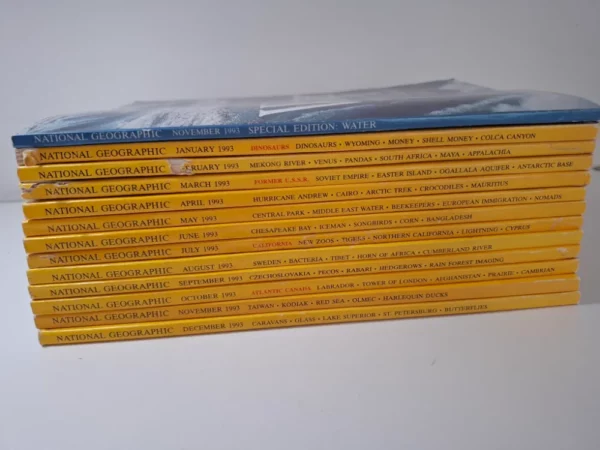 National Geographic časopis (USA) - 1993. kompletno godište + 1 specijalno izdanje - Slika 2