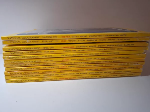 National Geographic časopis (USA) - 1995. godište , 11 brojeva - Slika 2