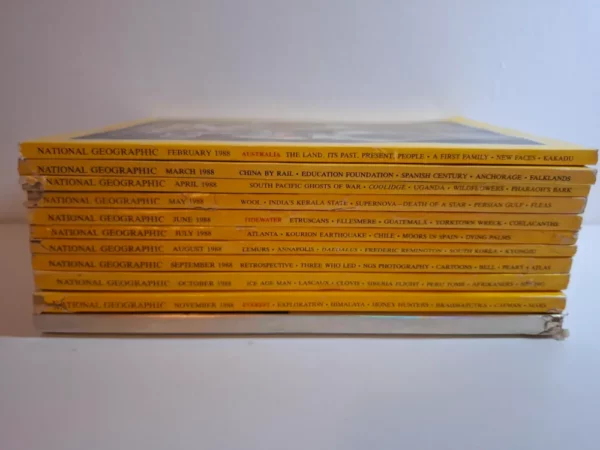 National Geographic časopis (USA) - 1988. godište , 11 brojeva - Slika 2