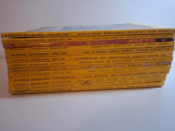 National Geographic časopis (USA) - 1981. kompletno godište + 1 specijalno izdanje - Slika 2