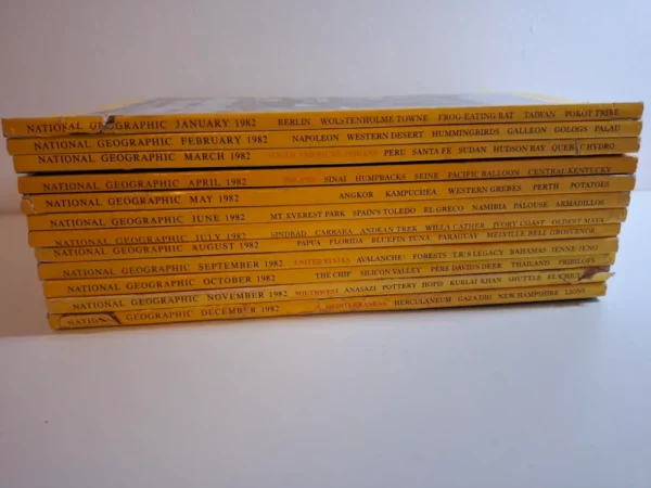 National Geographic časopis (USA) - 1982. kompletno godište + 1-12 brojevi - Slika 2