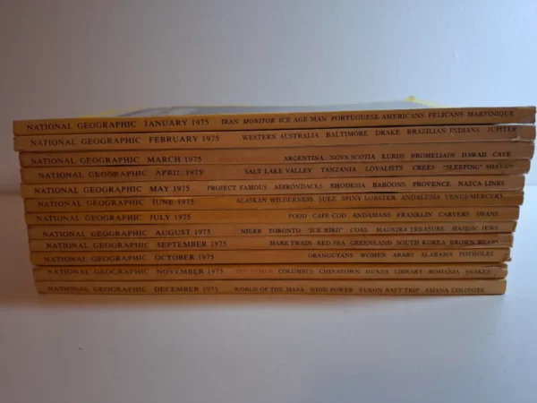 National Geographic časopis (USA) – 1975. kompletno godište, 1-12 brojevi - Slika 2