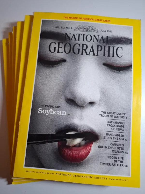 National Geographic časopis (USA) – 1987. godište, 6 brojeva