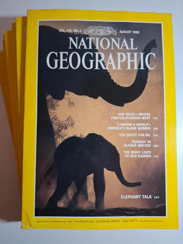 National Geographic časopis (USA) – 1989. godište, 7 brojeva