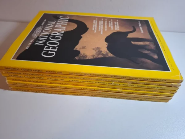 National Geographic časopis (USA) – 1989. godište, 7 brojeva - Slika 2