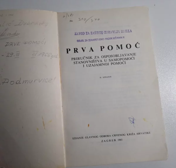 Prva pomoć priručnik za osposobljavanje stanovništva u samopomoći i uzajamnoj pomoći - Slika 2