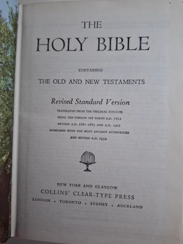 The Holy Bible Revised Standard Version - The Old and New Testaments - Slika 2