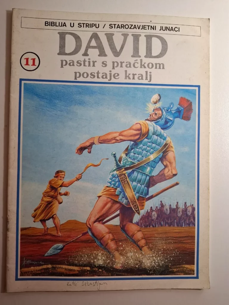 Biblija u stripu : Starozavjetni junaci 11 – DAVID pastir s praćkom postaje kralj