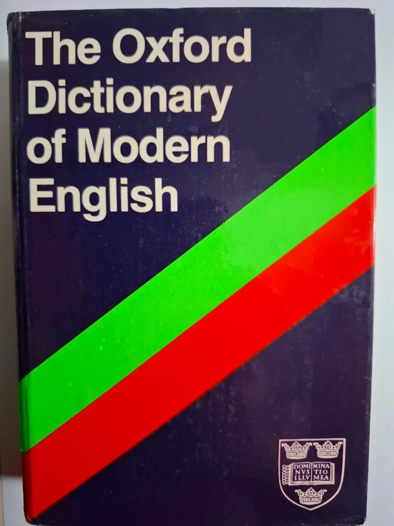 The Oxford Dictionary of Modern English - Oxford University Press