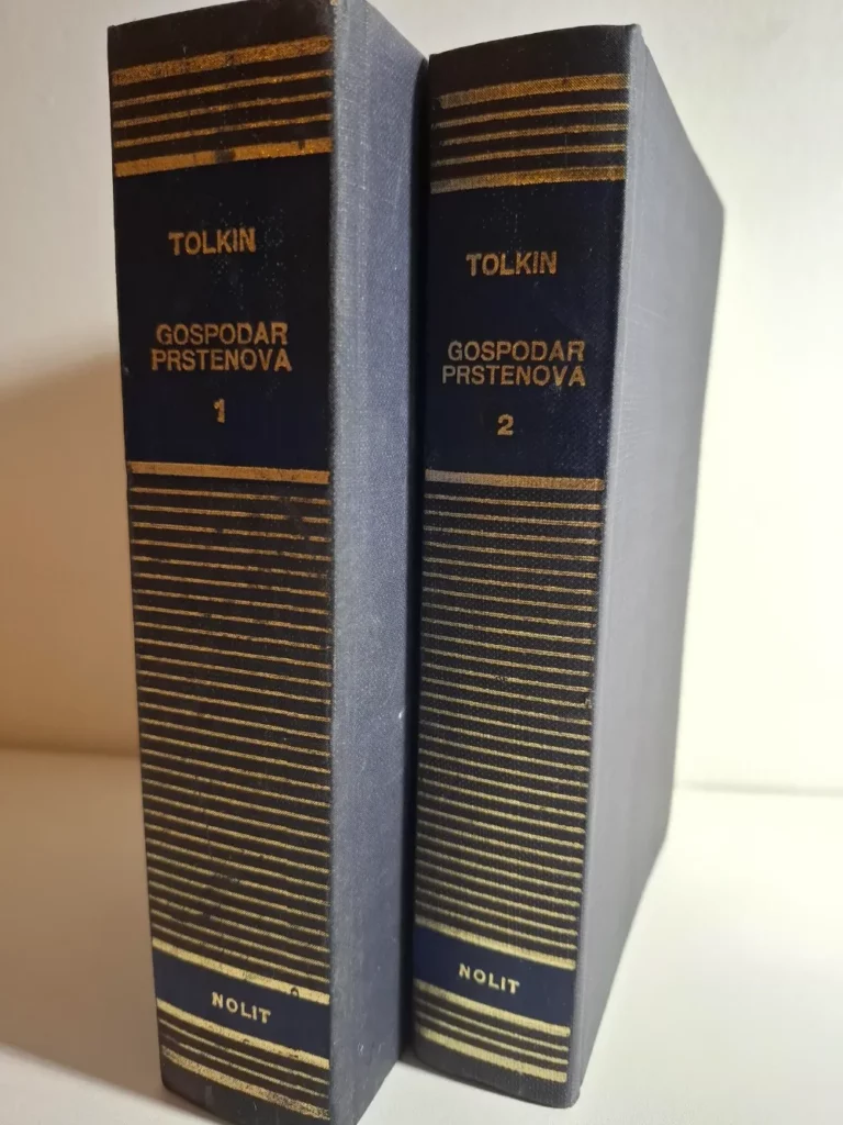 J.R.R. Tolkien Gospodar prstenova 1,2 : Družina prstena + Dve kule (Prstenova družina i Dvije kule) Tolkin, Nolit
