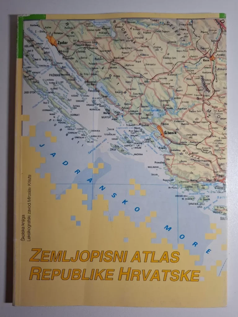 Zemljopisni atlas Republike Hrvatske 1992