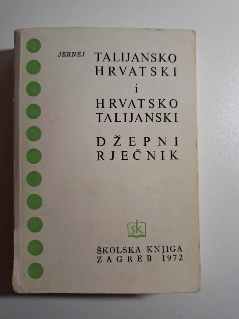 Talijansko-hrvatski i hrvatsko-talijanski džepni rječnik, Josip Jernej