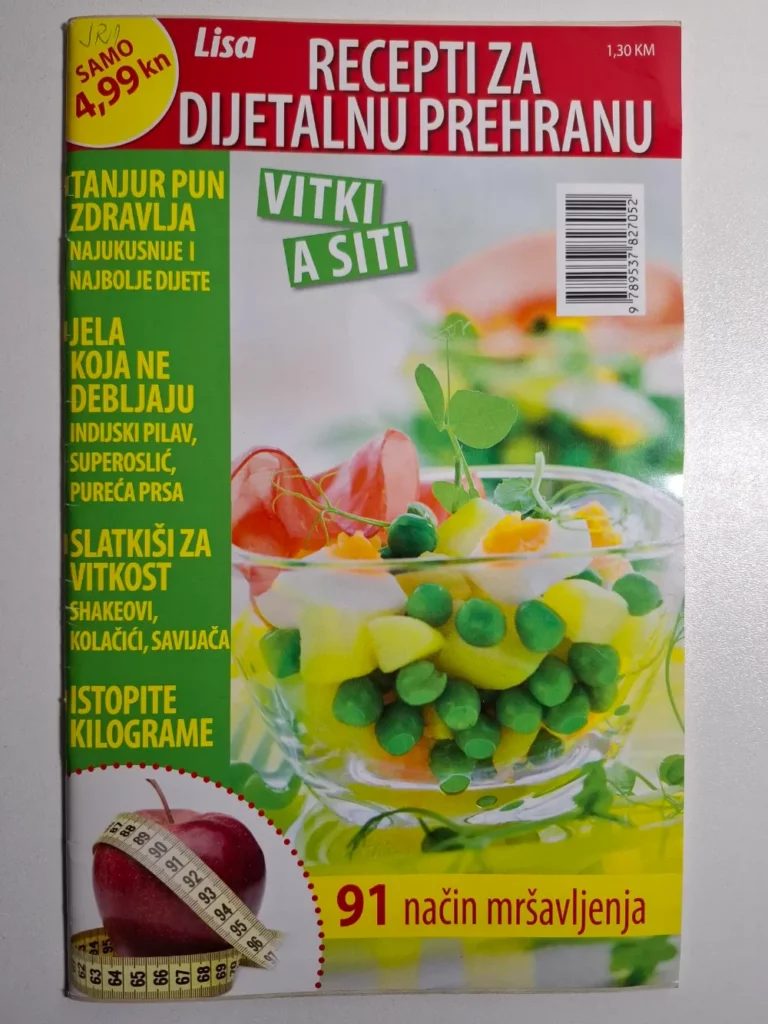 Lisa recepti za dijetalnu prehranu - 91 način mršavljenja "vitki, a siti" , Mirta Lijović - Adria Media