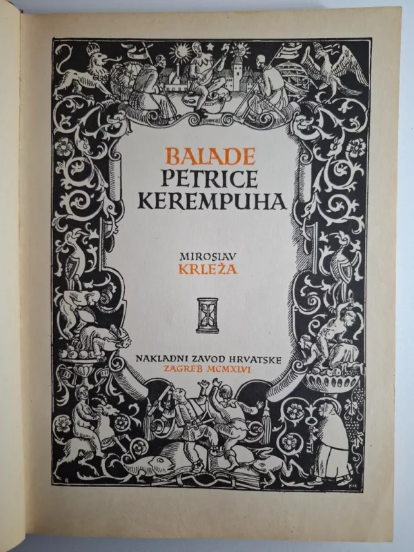 Miroslav Krleža - Balade Petrice Kerempuha, (1946) likovno opremio i crtao Krsto Hegedušić - Slika 2