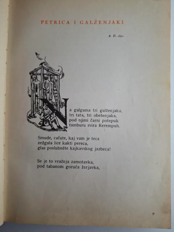 Miroslav Krleža - Balade Petrice Kerempuha, (1946) likovno opremio i crtao Krsto Hegedušić - Slika 3