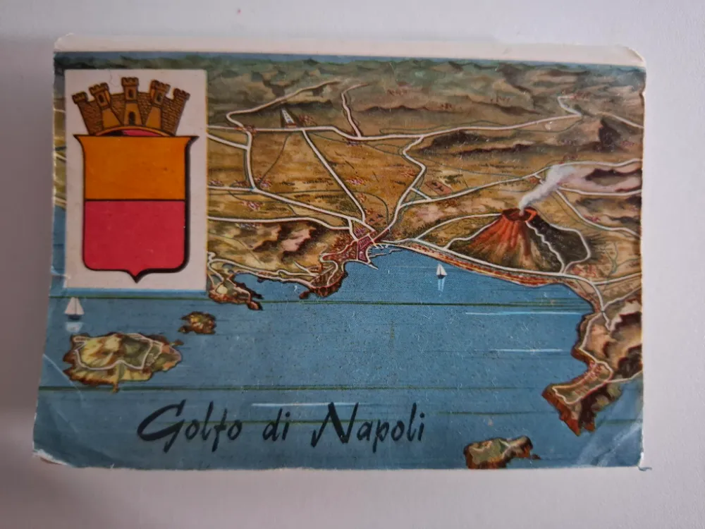 Golfo di Napoli - turistička suvenir foto knjižica ( Napulj Italija)