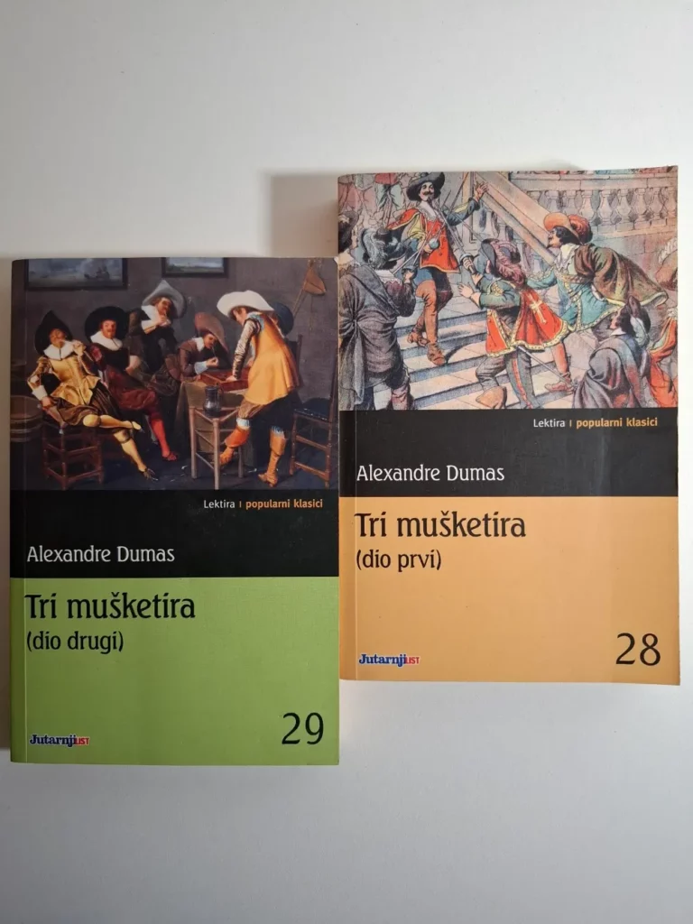 Alexandre Dumas - Tri mušketira 1,2 komplet Jutarnji List