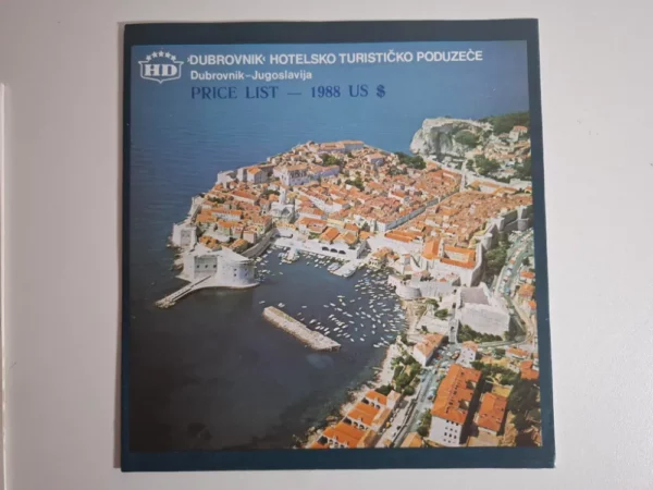 Lot Hotel Excelsior Dubrovnik iz 1980ih - časopis,kuverte,cjenik usluga itd. - Slika 2