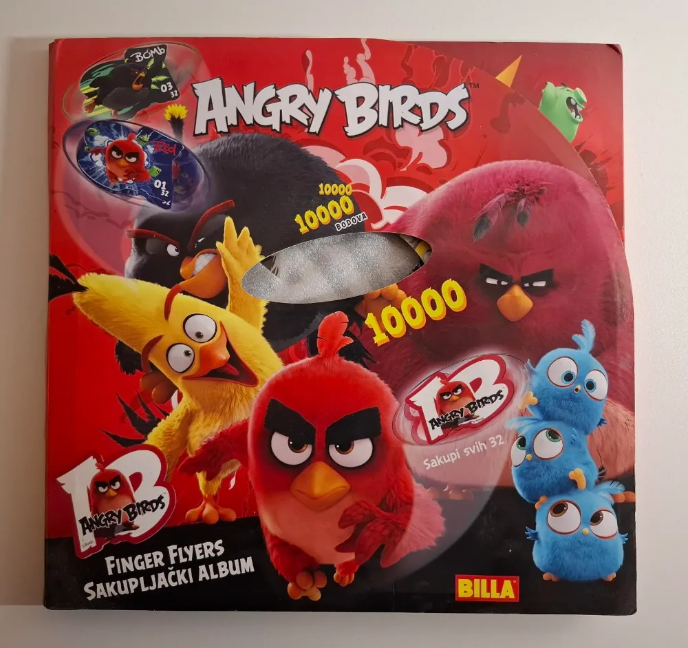 Angry birds - finger flyers sakupljački album (Billa)