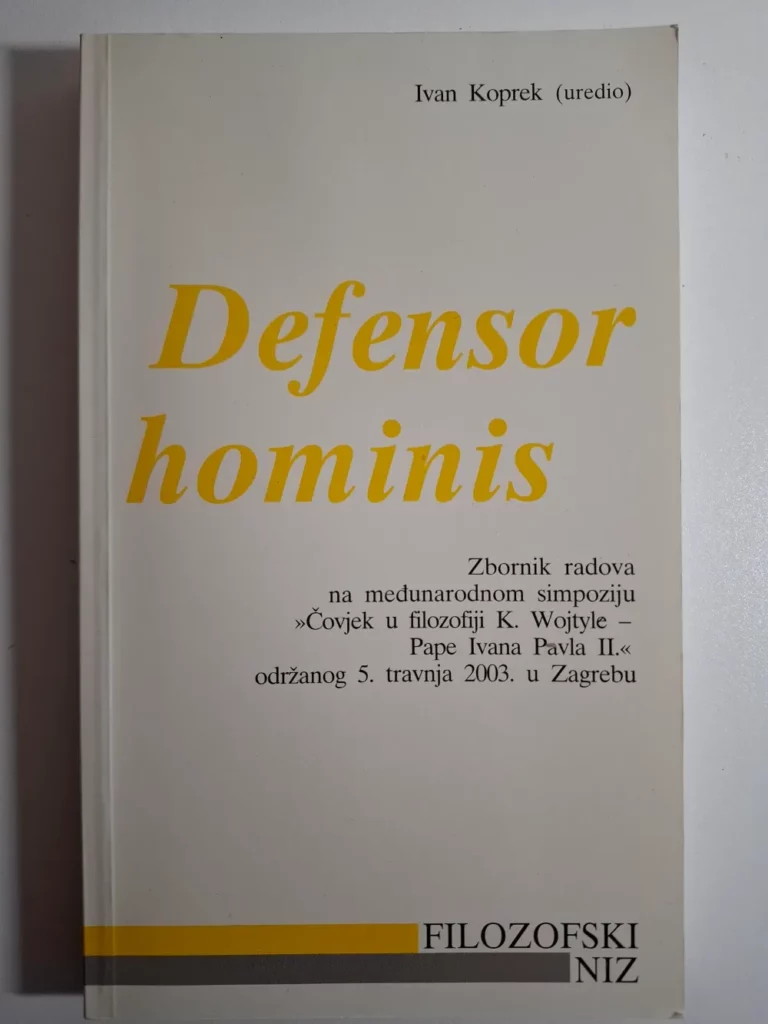 Defensor hominis - Ivan Koprek ur.