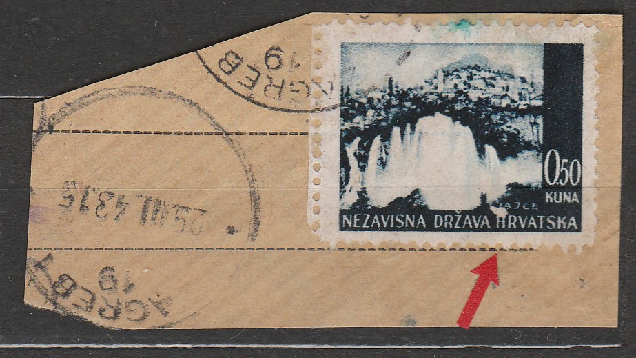 NDH 1941 Jajce 0,50kn - tipična gređka "Kuharska kapa" Strpić TP-III