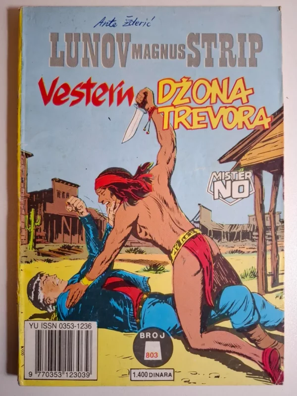 Lunov Magnus Strip Mister No - Vestern Džona Trevora MN LMS 803